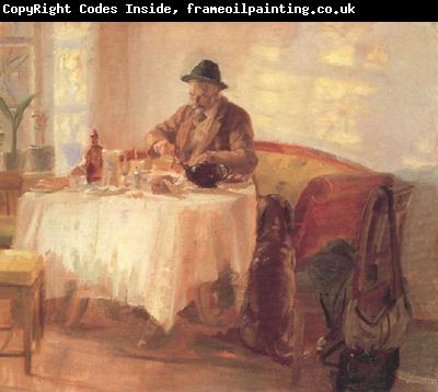 Anna Ancher Breakfast Before the Hunt (nn02)